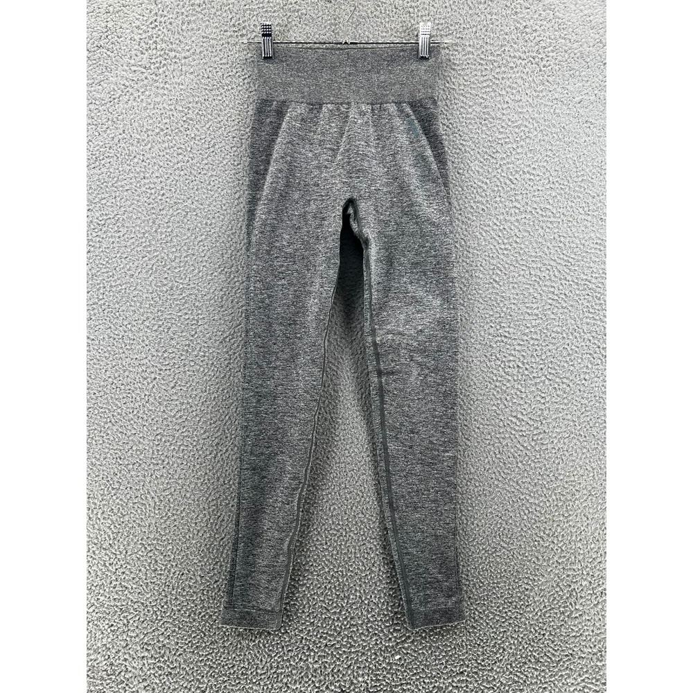 Gymshark Flex High Waisted Leggings Charcoal Grey Marl Seamless Contouring XS